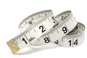 Centimeters to measure penis thickness